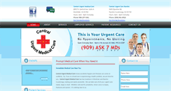 Desktop Screenshot of centralaveurgentcare.com